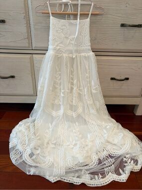 Girls Indie Blue size 8 dress (worn once)